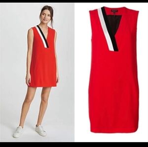 Rag & Bone Red Shift Dress